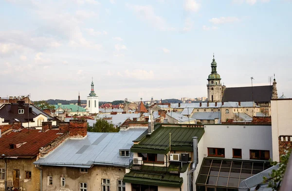 Roofs of houses in the city