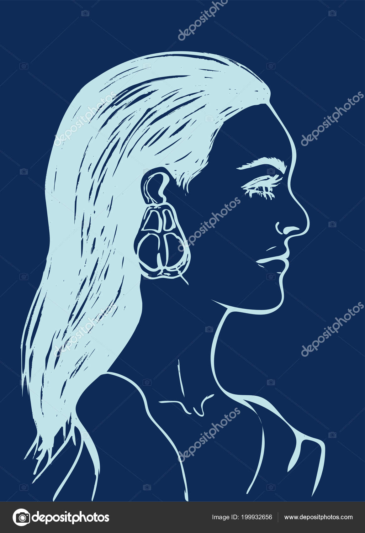 Hermosa Mujer Con Pelo Largo Negro Cara Femenina Perfil Icono - Vector de stock gratis © sshisshka #199932656 Hermosa Mujer Con Pelo Largo Negro Cara Femenina Perfil Icono - Vector de stock gratis © sshisshka #199932656