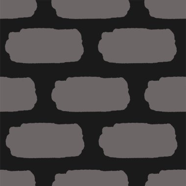 Soyut çizgili blok motifi. Vektör çizimi. Minimalist elementlerle karanlık bir arka plan. Çizgili dokular, pürüzsüz desen. Sonu gelmeyen bir şablon. Kahverengi ve siyah arkaplan. Kumaş izi.