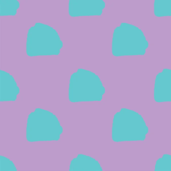 Abstraktes Blockmotiv. Vektorillustration. heller Hintergrund mit minimalistischen Elementen. texturierte nahtlose Muster. Grunge endlose Vorlage. Blaue und rosa Farben Hintergrund. Textildruck. — Stockvektor