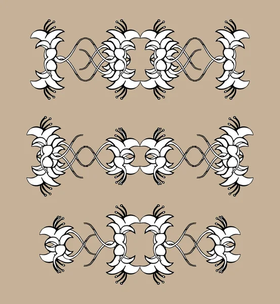 Set of vintage ornaments. Frames, borders, dividers. Ornate decorative design elements for invitation, congratulation and greeting card. Vector Ornament. Hand-drawn Filigree decoration. — Stock Vector