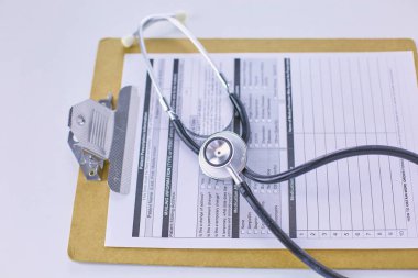 dokunmatik tablet pad bilgisayar gadget'ı doktor masada