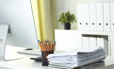 Çalışma alanı Masaüstü, belgeler üzerinde Ofis masaları