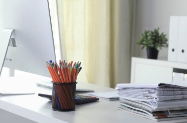 Çalışma alanı Masaüstü, belgeler üzerinde Ofis masaları