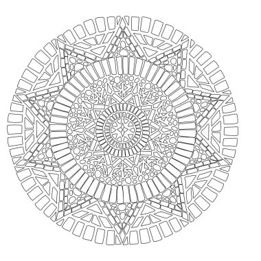 Cadılar Bayramı boyama sayfaları. Boyama kitabı yetişkinler için. Güzel cadı Magic kaydırma ile yazım. Doodle ve zentangle öğeleri ile çizim antistress serbest kroki.