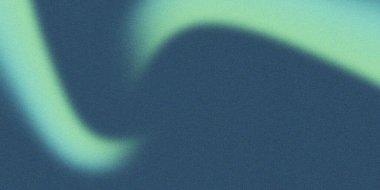 Yumuşak, kumlu, turkuaz mavisi bir ışığın soyut görüntüsü daha koyu mavi bir arkaplana karşı serbest bir eğri içinde akar..