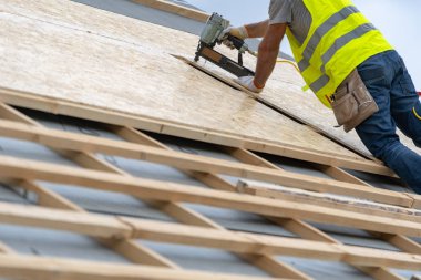 Ahşap çerçeve h yeni ahşap çatı bina inşaat süreci