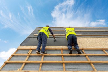 Ahşap çerçeve h yeni ahşap çatı bina inşaat süreci