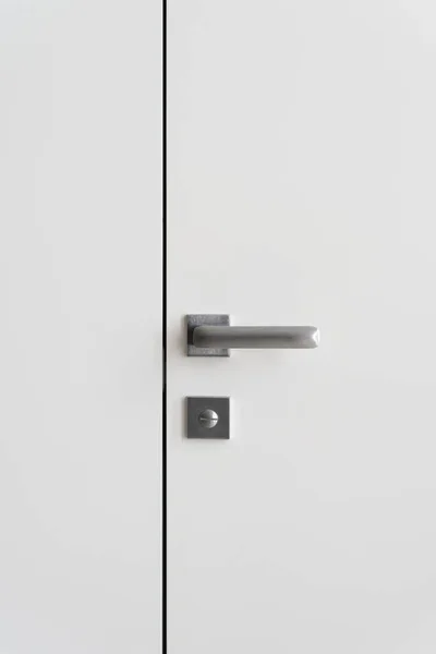 Vertical Photo Element Contemporary Interior Design Lock Minimalist Handle Closed — Stock Photo, Image