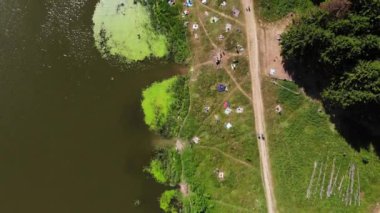 Quadrocopter'dan plaja manzara