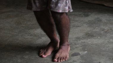 A man is Skipping. Jumping rope, also known as skipping, is a highly effective and accessible full-body workout with a wide range of benefits for your physical and mental health. Slow motion video. 