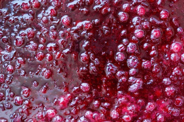 frenk üzümü reçel. Yukarıdan görüntüleyin. Arka plan için. Çilek. Malzemeler.