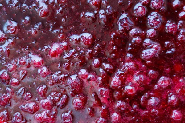 frenk üzümü reçel. Yukarıdan görüntüleyin. Arka plan için. Çilek. Malzemeler.