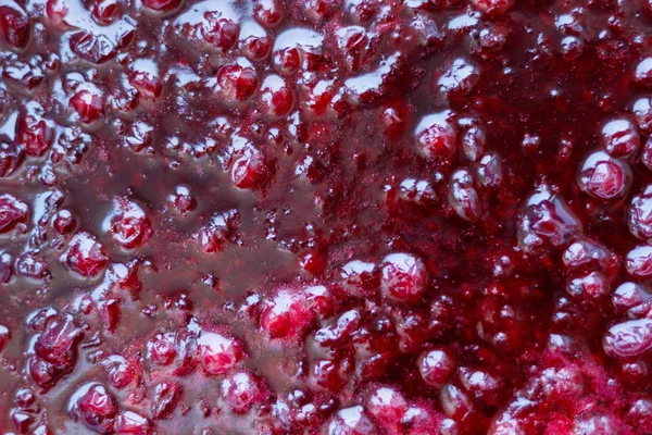 frenk üzümü reçel. Yukarıdan görüntüleyin. Arka plan için. Çilek. Malzemeler.