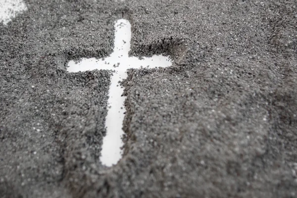 Çapraz külleri, Ash Wednesday, oruç sezon vintage soyut arka planını yaptı