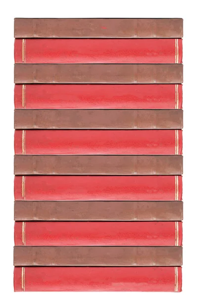 Pilha Livros Antigos Imagem Lateral — Fotografia de Stock
