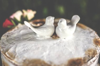 Rustik ve modern düğün pastaları gelinler için gerçek fotoğrafları.