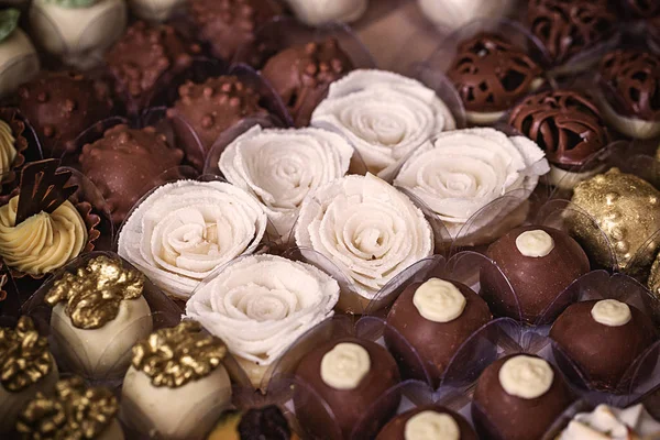 Dulces Pasteles Para Fiestas Bodas Infantiles —  Fotos de Stock