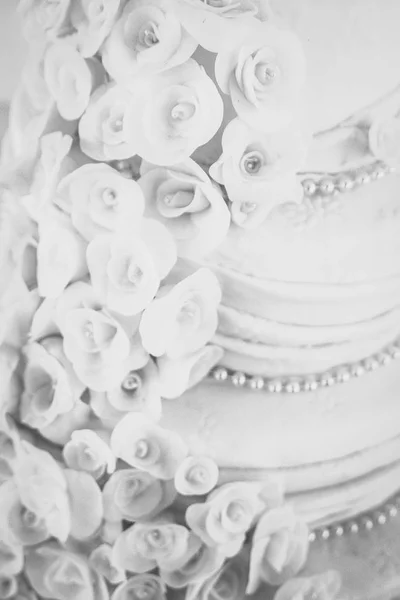 Dekoracja Tortu Kolorowych Kwiatów Zaprasza Wesela Styl Vintage Wesela Urodziny — Zdjęcie stockowe