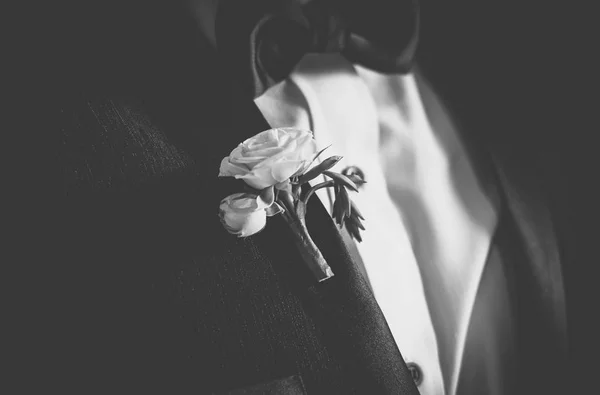 Свадебное Фото Черно Белом Цвете — стоковое фото