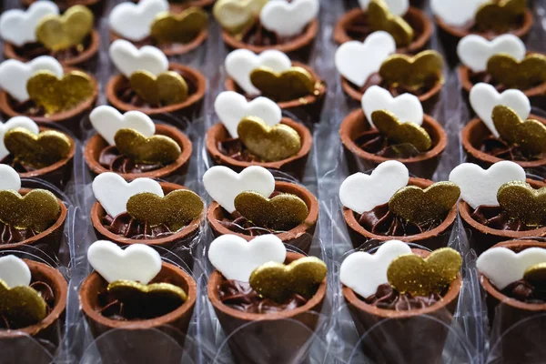 Bonbons Décorés Pour Les Fêtes Les Mariages Bonbons Haute Confiserie — Photo