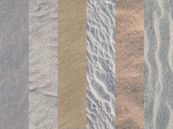 collection of beach sand textures, summer 2020
