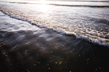 deniz dalgaları, yaz konsepti.