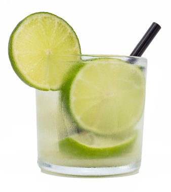 caipirinha beyaz arka plan