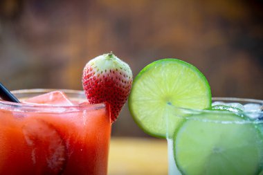 caipirinhas, gözlük içki meyve cachaça brezilya yapmak