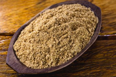 Paçoca, Brezilya'ya özgü yer fıstığı reçeli. Brezilya gıda ülkenin Noderste ve Minas Gerais eyaletinde yapılır. Brezilya gümrük ve malzemeler.