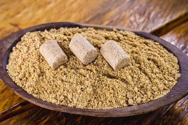 Pacoca, Brezilya'ya özgü yer fıstığı reçeli. Brezilya gıda ülkenin Noderste ve Minas Gerais eyaletinde yapılır. Brezilya gümrük ve malzemeler.