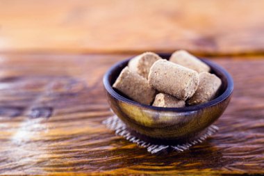 Pacoca, Brezilya'ya özgü yer fıstığı reçeli. Brezilya gıda ülkenin Noderste ve Minas Gerais eyaletinde yapılır. Brezilya gümrük ve malzemeler.