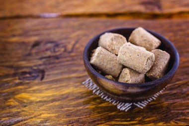 Pacoca, Brezilya'ya özgü yer fıstığı reçeli. Brezilya gıda ülkenin Noderste ve Minas Gerais eyaletinde yapılır. Brezilya gümrük ve malzemeler.