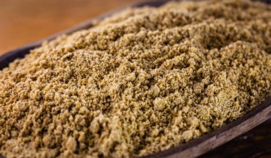 Pacoquinha, tipik Brezilya fıstık şekeri. Brezilya'dan gıda kuzeydoğu ve minas gerais eyaletinde yapılan. Juninas parti gıda.