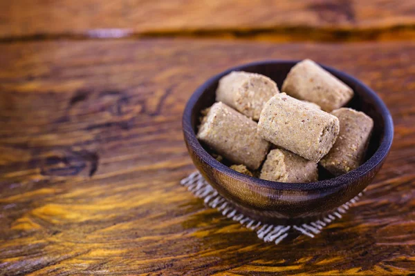 Pacoca, Brezilya'ya özgü yer fıstığı reçeli. Brezilya gıda ülkenin Noderste ve Minas Gerais eyaletinde yapılır. Brezilya gümrük ve malzemeler.