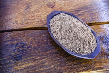 Pacoquinha, tipik Brezilya fıstık şekeri. Brezilya'dan gıda kuzeydoğu ve minas gerais eyaletinde yapılan. Juninas parti gıda.