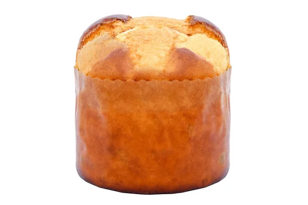 Panettone, typisch brasilianisches süßes Brot, das als Dessert für Weihnachts- und Neujahrsfeiern serviert wird. — Stockfoto