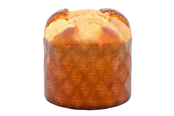 Panettone, traditionelles italienisches und brasilianisches süßes Brot — Stockfoto