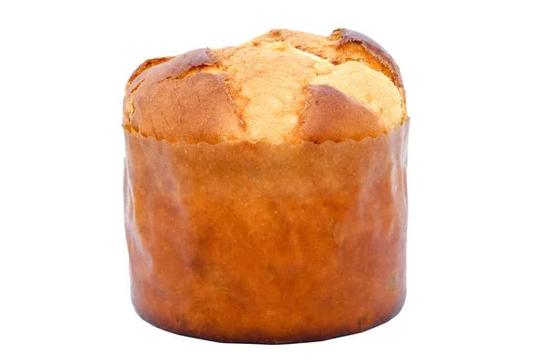Панеттоне, традиционный итальянский и бразильский сладкий хлеб — стоковое фото