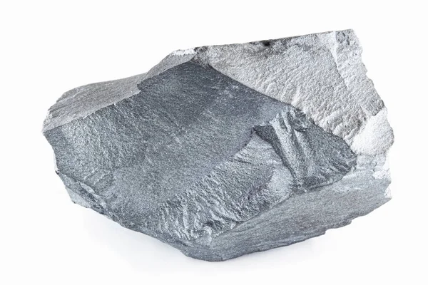 Cabra Hematita Pedra Ferro Sobre Fundo Branco Isolado Usado Indústria — Fotografia de Stock