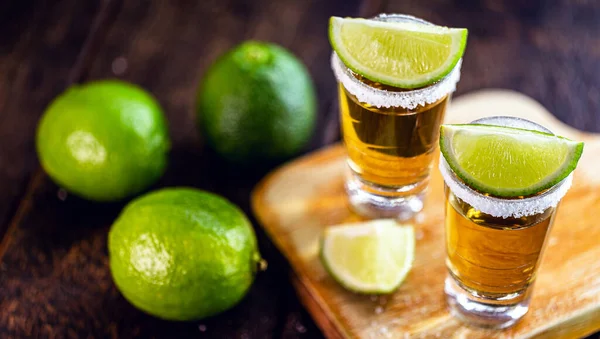 Tequila Bevanda Ignea Forte Contenuto Alcolico Immagine Bar Ristorante Menù — Foto Stock