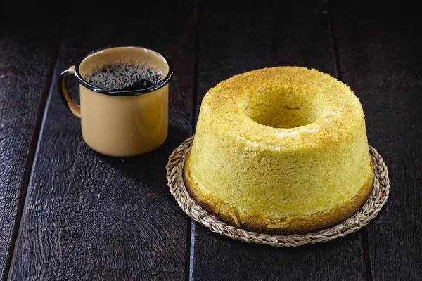 Maïsmeel Cake Maïsmeel Eten Snoep Typisch Voor Feestjes Van Juni — Stockfoto