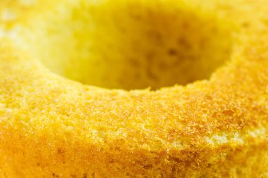 yeşil, ev yapımı mısır keki. Popüler Brezilya pastası, geleneksel tarif..