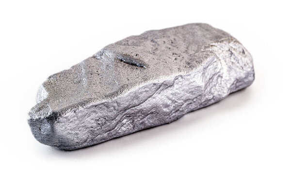 Хром образца элементарных образцов изолированы на белом фоне, горной промышленности и драгоценных камней концепции
.