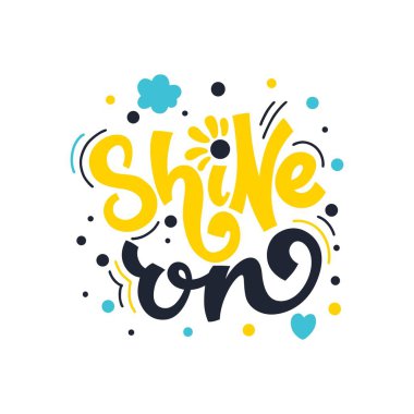 Parla. Parlak renkli harfler. Modern el çizilmiş harfler. Kartpostallar ve pankartlar için renkli harfler. Motivasyonel kaligrafi posteri. Şık yazı tipi tipografisi. Soyut tür.