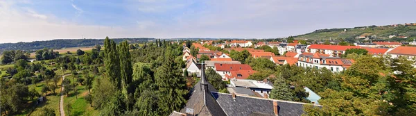 Szászországi Kotzschenbroda Város Panorámája Németország — Stock Fotó