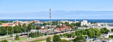 Warnemunde devlet Mecklenburg-Vorpommern, Germany kasabada görüntülemek