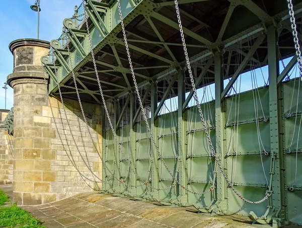 Porte Barrage Pretziener Près Village Pretzien Sur Elbe Saxe Anhalt — Photo