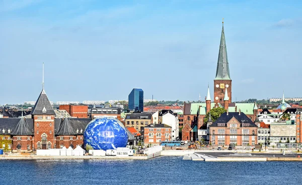 Cityscape Aarhus Dinamarca — Fotografia de Stock