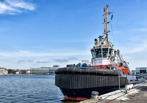 Bogserbåt Århus Hamn Danmark — Stockfoto